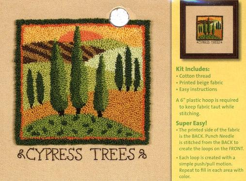 Cypress Trees by Debbie Mumm