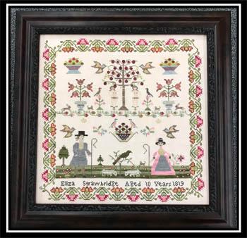 Victorian Rose Needleart Eliza Strawbridge 1819