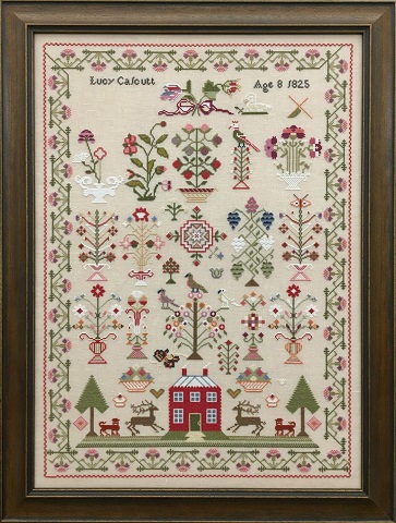 Just Stitching Along Miss Lucy Calcutt 1825