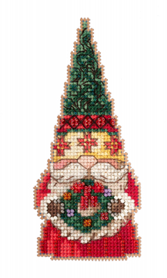 Jim Shore JS202212 Gnome with Wreath