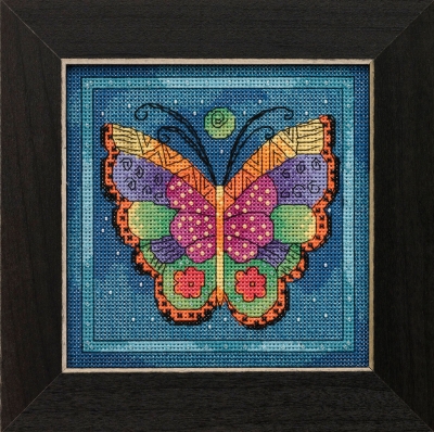 Butterfly Capri -  Flying Colors,LB141914,by Laurel Burch/Mill Hill