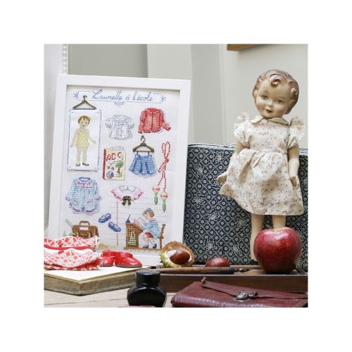 Les Brodeuses Parisiennes - Linen Laurette to school