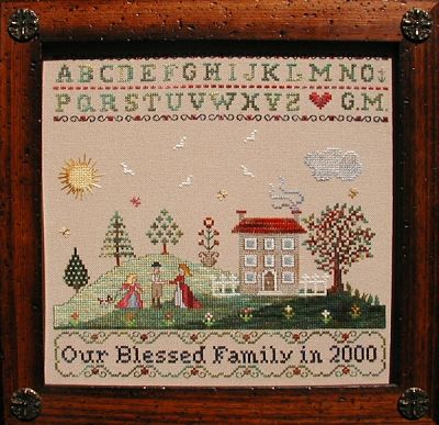 Giulia Punti Antichi  Our Blessed Family Sampler
