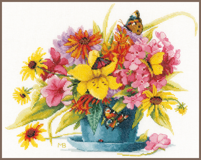 Lanarte PN188125 Flowers in Vase by Marjolein Bastin