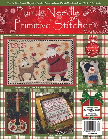 Punchneedle and Primitive Christmas- Winter 2021 Issue