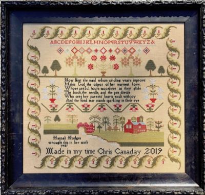 Shakespeare's Peddler Ragamuffin #3 Hannah's sampler