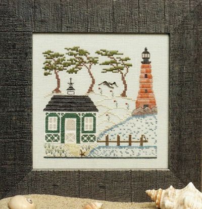 Elizabeth's Needlework Designs Seaside cottage