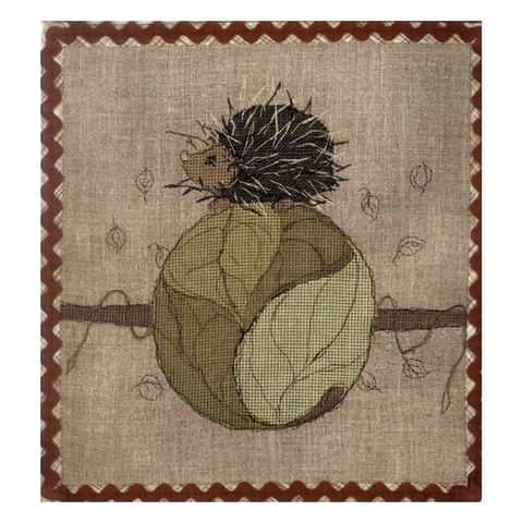Soizic Hedgehog on his ball (Herrison sur sa boule)