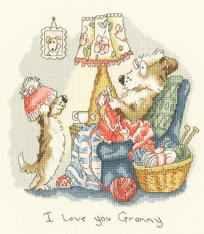 Bothy Threads BTXAJ19 I Love You Granny by Anita Jeram