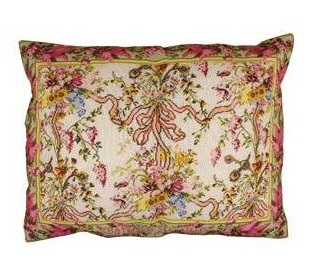 Sajou Cross stitch kit the Queen's Bedchamber cushion