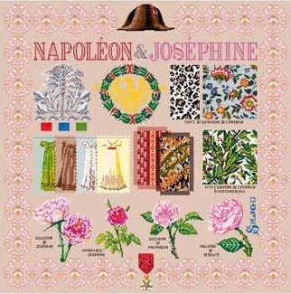 Sajou Napoleon and Josephine counted cross stitch kit