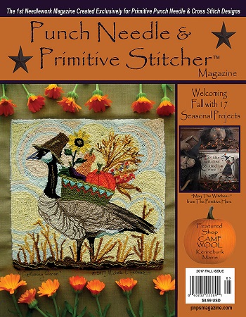 Magazine Punch Needle & Primitive Stitcher - Numéro Été 2016 (1 An Anniversaire)