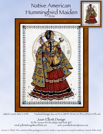 Joan Elliott Native American Hummingbird Maiden