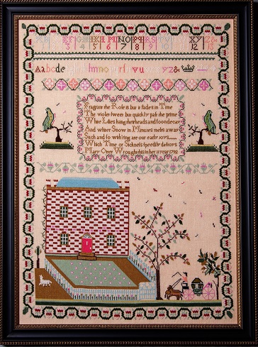 Gentle Pursuit Mary Otter 1792 Sampler Reproduction