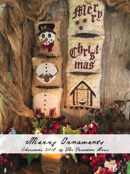 The Primitive Hare Merry Ornaments