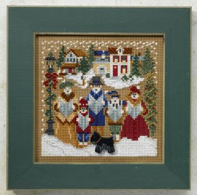 thumbnail image 2 of Mill Hill Pinecone Snowman Beaded Cross Stitch Kit - Jim Shore 2015 JS205102 2 of 4