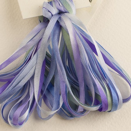 Treenway 3.5mm silk ribbon Montano- Abalone
