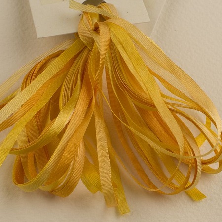 Treenway 3.5mm silk ribbon Montano- Daffodil