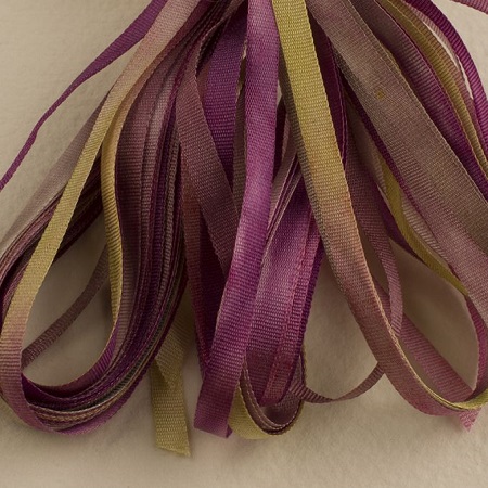 Treenway 3.5mm silk ribbon Montano- Faded Rose