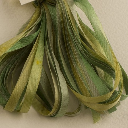 Treenway 3.5mm silk ribbon Montano- Herb Green