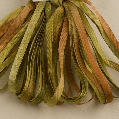Treenway 3.5mm silk ribbon Montano- Lichen