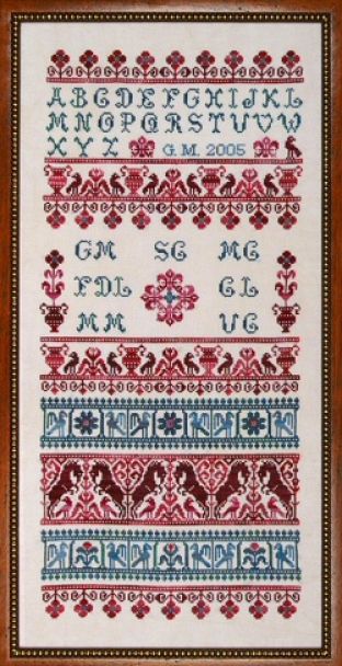 Giulia Punti Antichi Old Italian Family Sampler