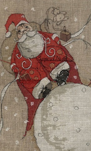 Soizic Santa Claus on the Moon (Pere Noel sur la lune)