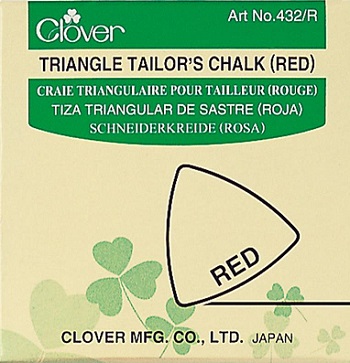 Red Triangle Tailor's Chalk by Clover