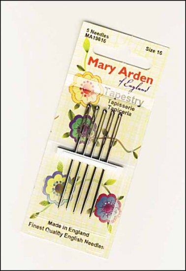 Mary Arden Tapestry needles size 16