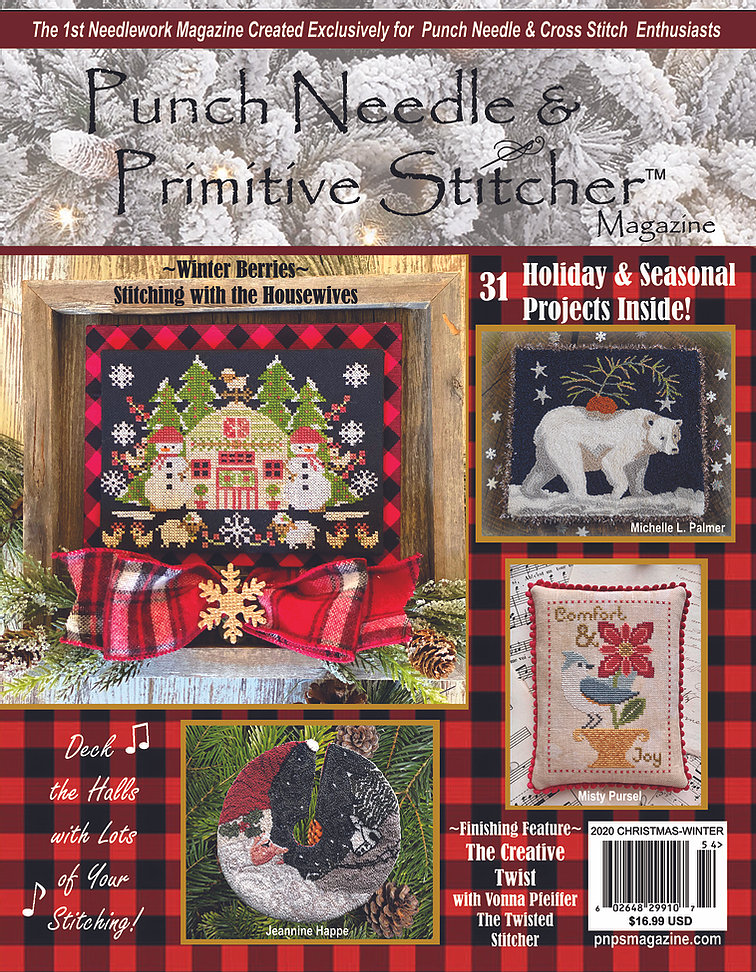 Punch Needle and Primitive Stitcher 2020 Christmas-Winter Single Print Mega Issue
