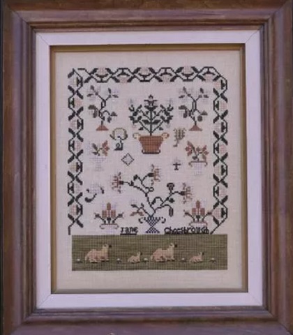 1897 Schoolhouse Samplers With The Coming Of Spring Jane Cheesbrough